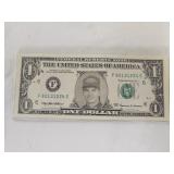 UC 1999 Jeff Gordon $1 Federal Reserve Note