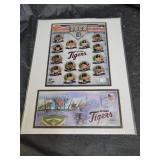 2008 Detroit Tigers Team Composite with USPS Stamp