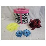 Fascinator Feather Hats, Fashion Case, Hair Clips