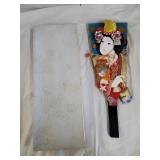 VIntage 1950s Japanese Hagoita Decorative Paddle