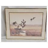 Charles E Murphy 1982 Ducks in Flight Print