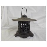 Japanese Cast Iron Pagoda Lantern