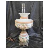 Vintage Hand Painted GWTW Style Table Lamp