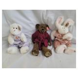 3 Larger Ty Beanie Babies