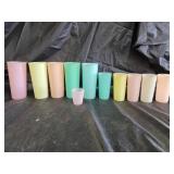10 Vintage Tupperware Tumblers & Juice Glasses