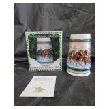Budweiser 1993 Special Delivery Holiday Stein