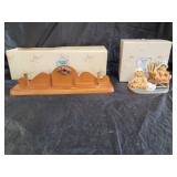 Cherished Teddies Figurines and Plate Rack