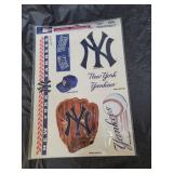 2003 Unused New York Yankees Win Craft Decals