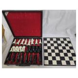 Vintage Lowe Chess Set with Case