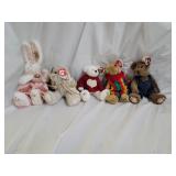 5 Ty Beanie Babies