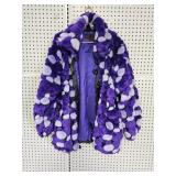 Marena Marena Two Inc Purple Faux Fur Coat