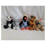 5 Ty Beanie Babies