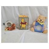 Winnie the Pooh Glass Block Light & Frames