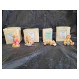 4 Cherished Teddies Figurines