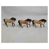 3 1976 Small Breyer Quarter Horses