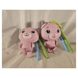 2 Unused Fisher-Price Doodle Animal Keychains