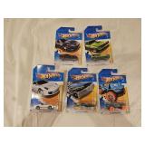 5 NIB Hot Wheels Diecast Cars
