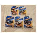 5 NIB Hot Wheels Diecast Cars