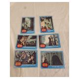 6 1977 Star Wars Series 1 Trading Cards
