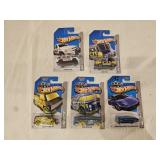 5 NIB Hot Wheels Diecast Cars