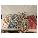 4 Vintage Aprons