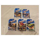5 NIB Hot Wheels Diecast Cars