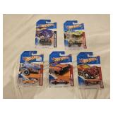 5 NIB Hot Wheels Diecast Cars