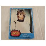 1977 Topps Star Wars Luke Skywalker Trading Card