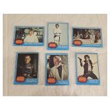 6 1977 Star Wars Series 1 Trading Cards