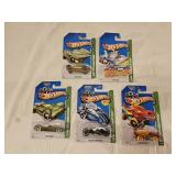 5 NIB Hot Wheels Diecast Cars