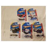 5 NIB Hot Wheels Diecast Cars