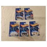 5 NIB Hot Wheels Diecast Cars