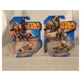 2 NIB 2014 Star Wars Hot Wheels Diecast Cars
