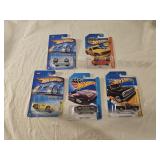 5 NIB Hot Wheels Diecast Cars