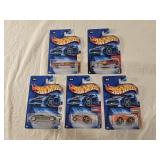 5 NIB Hot Wheels Diecast Cars