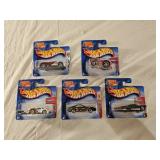 5 NIB Hot Wheels Diecast Cars