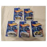 5 NIB Hot Wheels Diecast Cars