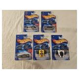 5 NIB Hot Wheels Diecast Cars