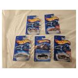 5 NIB Hot Wheels Diecast Cars