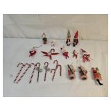 Vintage Pipe Cleaner & Spun Cotton Ornaments