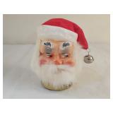 Vintage West Germany Santa Candy Container Top
