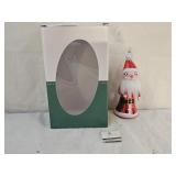 De Carlini Italian Santa Claus Glass Ornament
