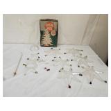 Vintage Crystal Pine Tree Ornamental Centerpiece