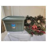 3 Christmas Wreaths, Tote