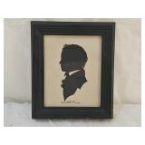 Vtg Norma McDaniel Scissor Cut Silhouette Portrait