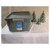 Tabletop Glitter Christmas Trees, Tote