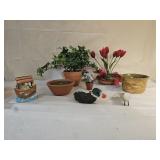 Pottery, Faux Plants, Nite Lites