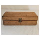 Antique Primitive Wood Flower Seed Box