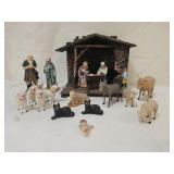Antique Vintage Made in France Nativity Scene