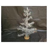 Vintage Silver Tinsel/Aluminum Christmas Tree